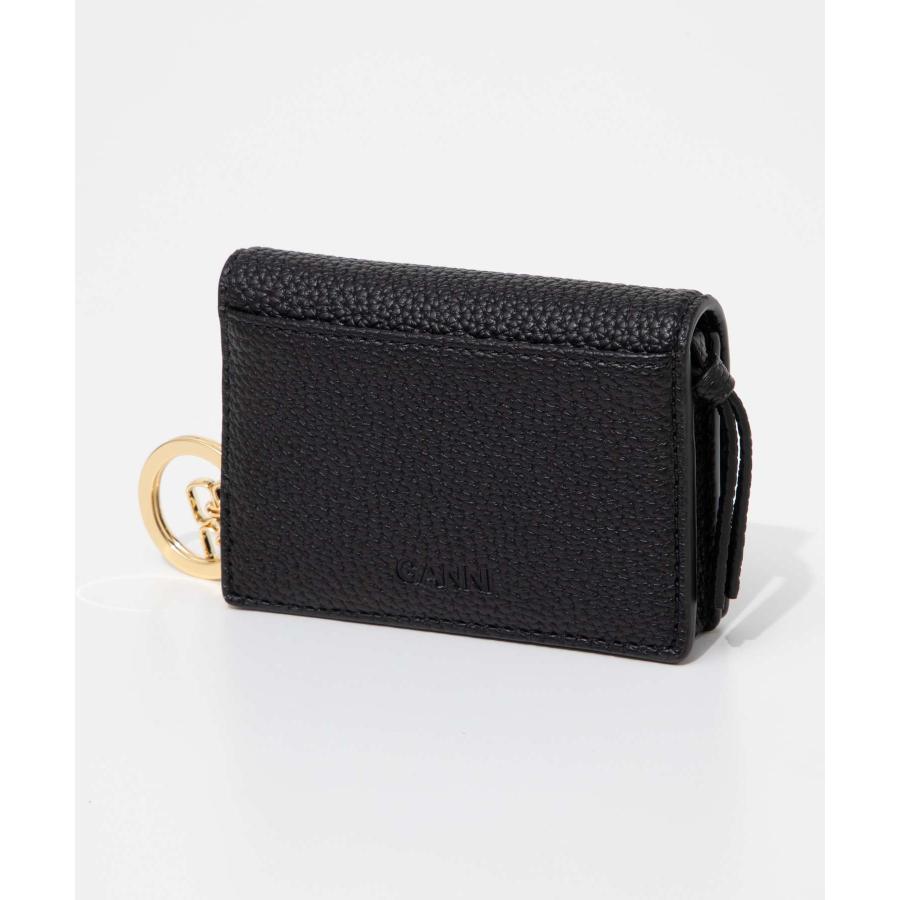 GANNI（ガニー） GANNI Card Holder With Flap Grained カードホルダー