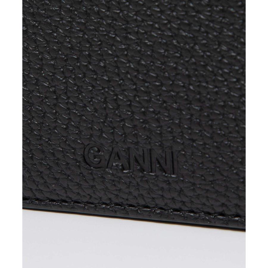GANNI（ガニー） GANNI Card Holder With Flap Grained カードホルダー