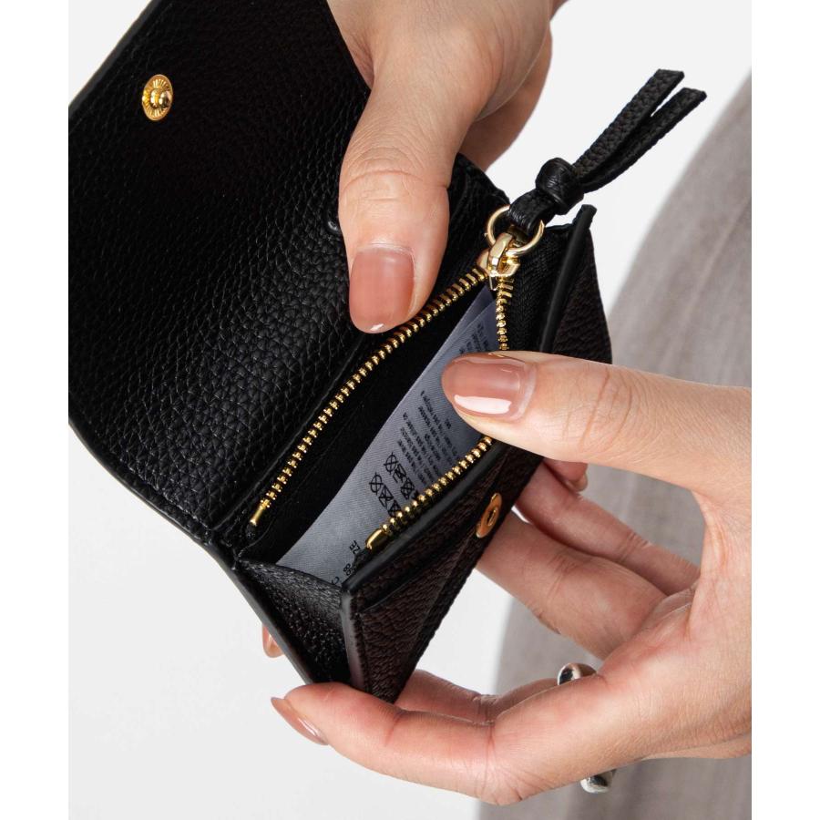 GANNI（ガニー） GANNI Card Holder With Flap Grained カードホルダー