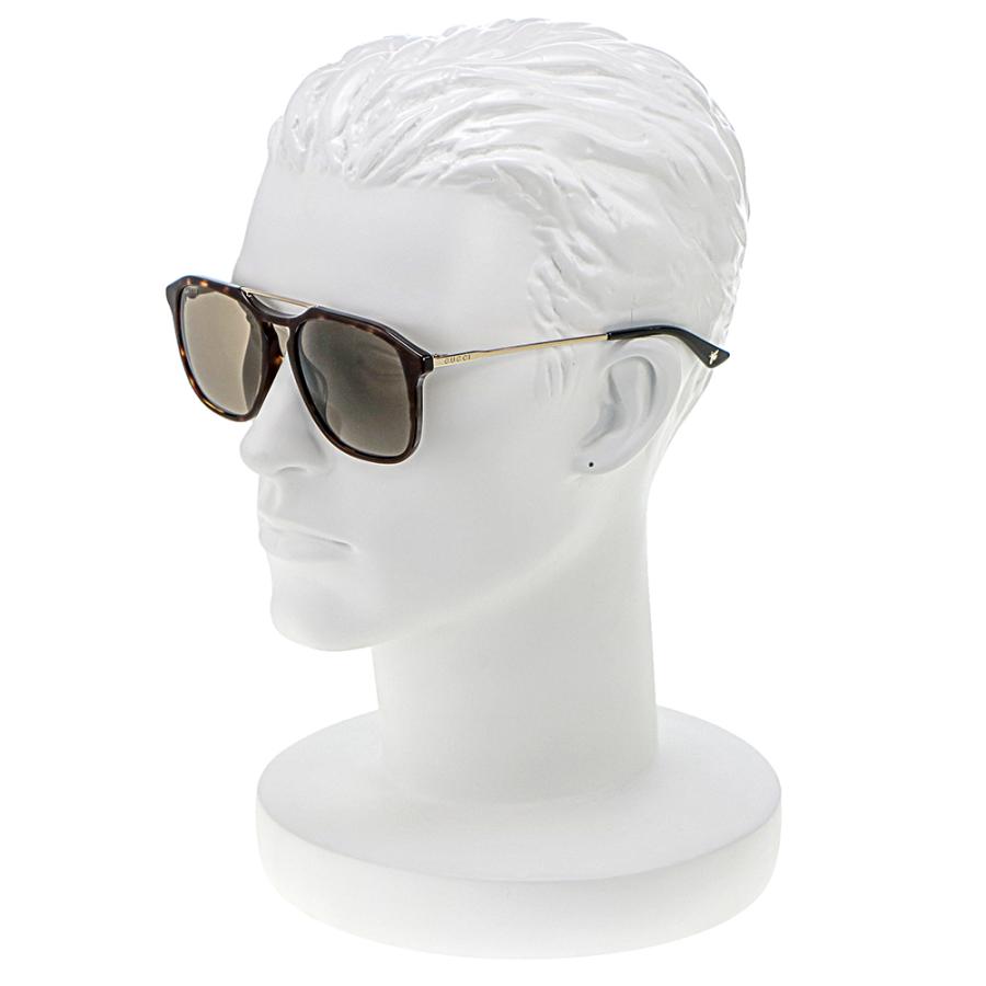 グッチ Gucci メンズ ファッション サングラス アイウエアー アイテム 小物 ブラウン系 Gg0321s Gu8 Gg0321s U Stream 通販 Yahoo ショッピング