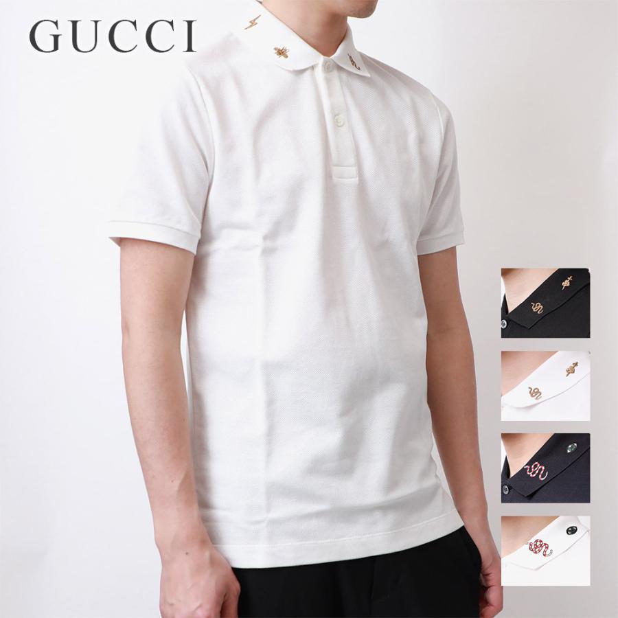 GUCCI グッチ ポロシャツ メンズ トップス エンブロイダリー GUCCI グッチ ポロシャツ メンズ トップス エンブロイダリー
