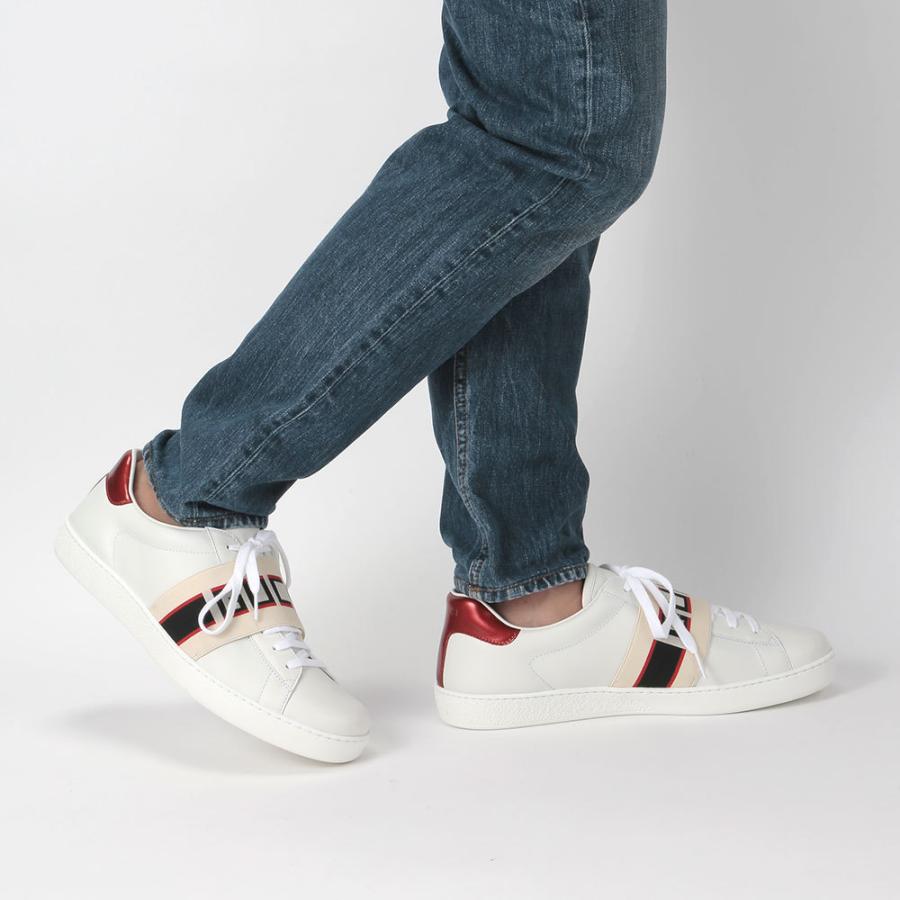 GUCCI グッチ ストライプ レザー スニーカー メンズ シューズ GUCCI グッチ ストライプ レザー スニーカー メンズ シューズ