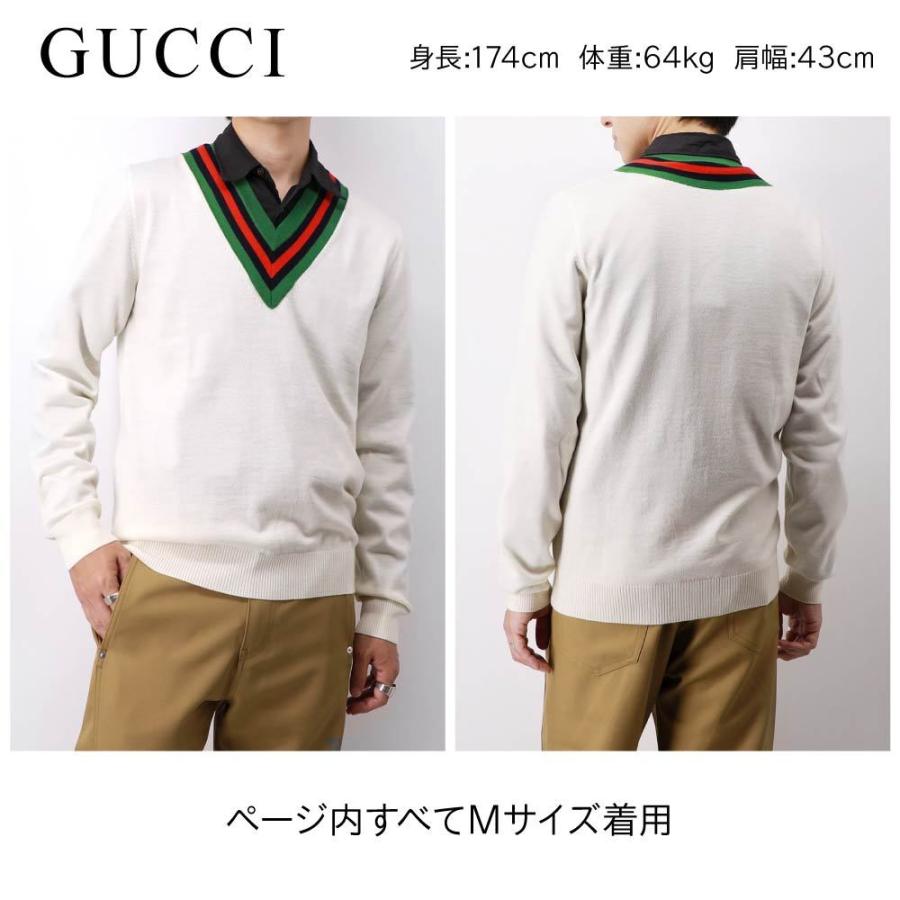 GUCCI グッチ ニット メンズ トップス Vネック ウール セーター GUCCI グッチ ニット メンズ トップス Vネック ウール セーター