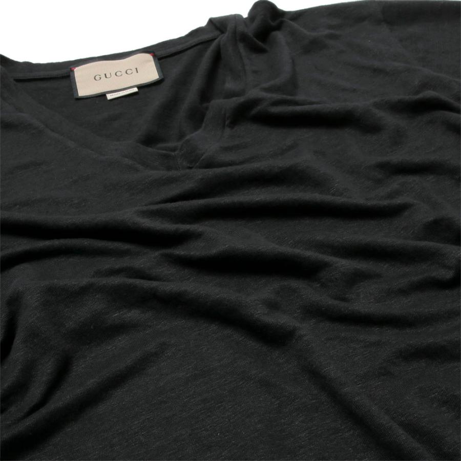 GUCCI（グッチ） 半袖Tシャツ メンズ トップス 半袖 ダブルG Vネック