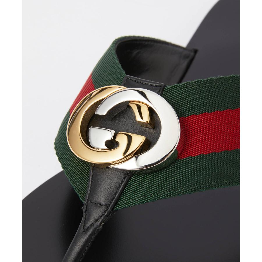 気品ある【GUCCI】グッチカット◇レザーサンダル GUCCI グッチ 429362 H91A0 サンダル メンズ シューズ トング