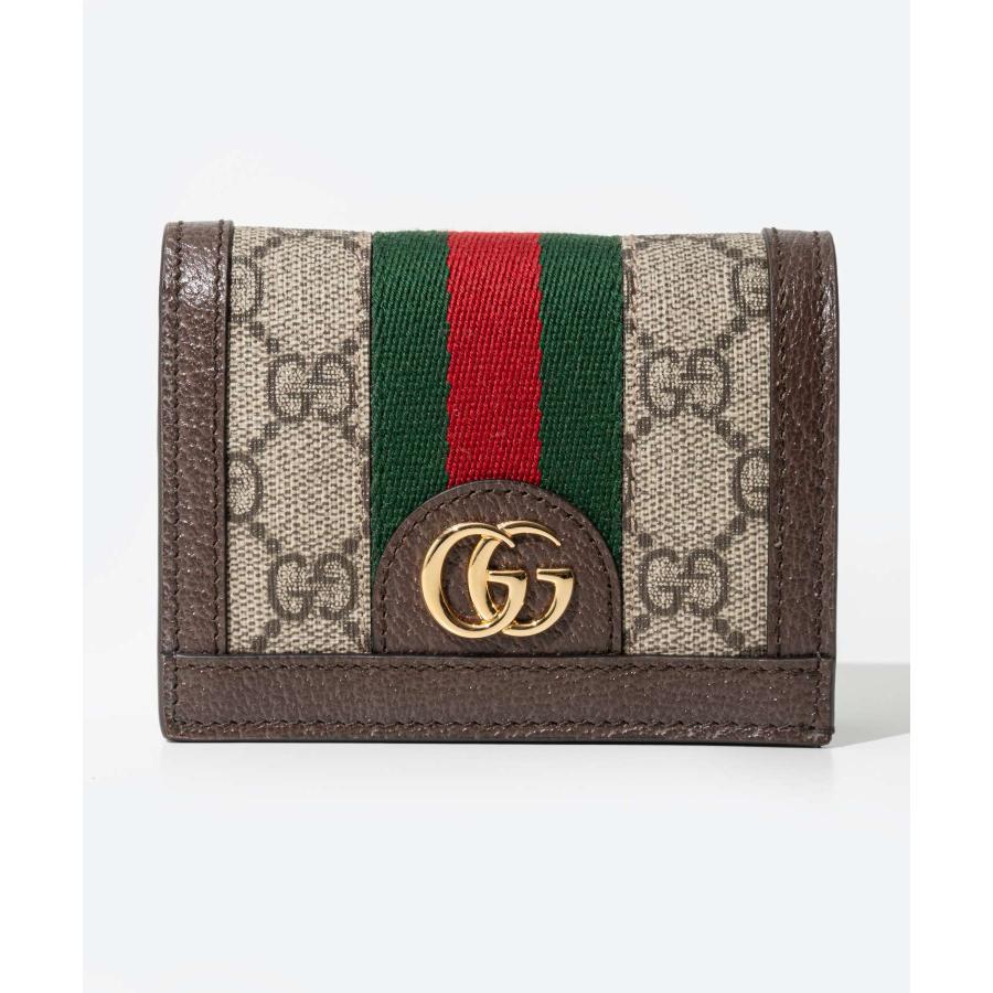 GUCCI グッチ 523155 96IWG 二つ折り財布 C.CASE(655M)OPHIDIA T.GG