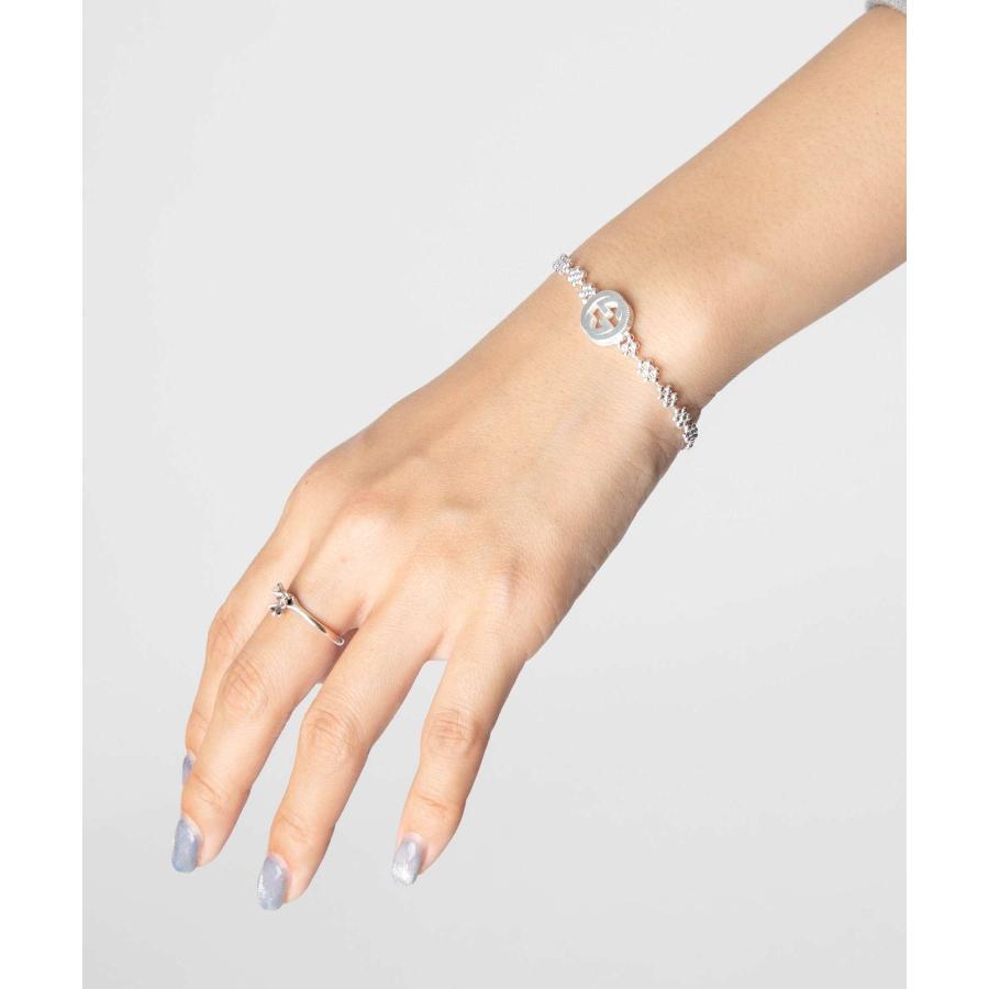グッチブレスレット GUCCI グッチ 481687 J8400 ブレスレット INTERLCKG BRCLT SLV