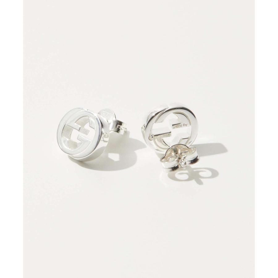 GUCCI グッチ 356289 J8400 ピアス EARRINGS WITH INTERLOCKING