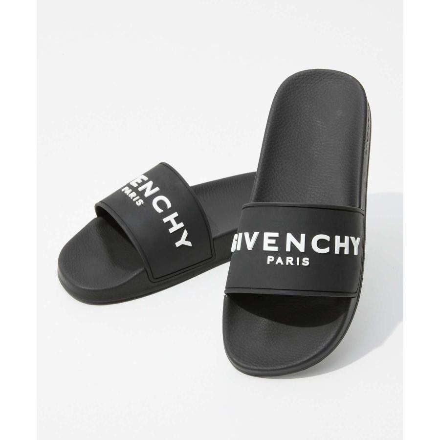 GIVENCHY ジバンシィ SLIDE SANDALS ブランドロゴ フラット