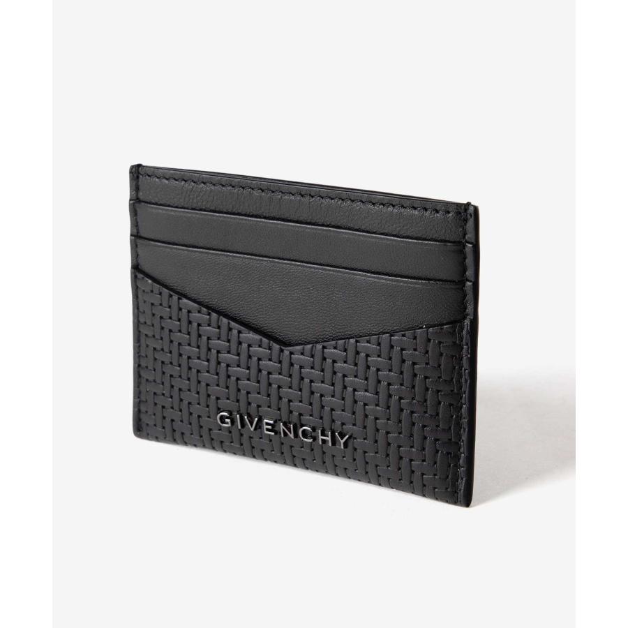 GIVENCHY ジバンシィ GV3 カードケース ブラック グレー GIVENCHY（ジバンシィ） GIVENCHY 2X3 CC CARD HOLDER IN BRAIDED