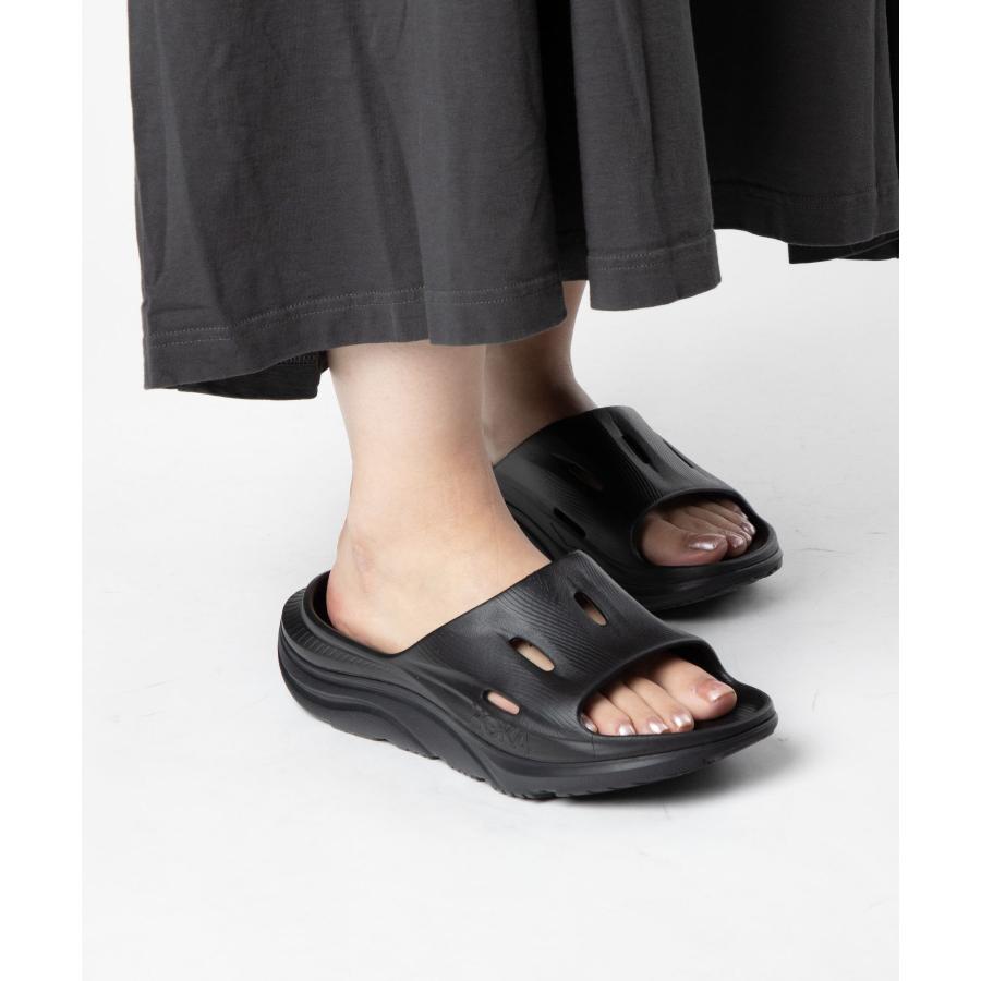 HOKA ORA RECOVERY SLIDE 3 ブラック 27cm 正規品 ホカ HOKA Ora Recovery Slide 3 （Black/Black） -ファッション