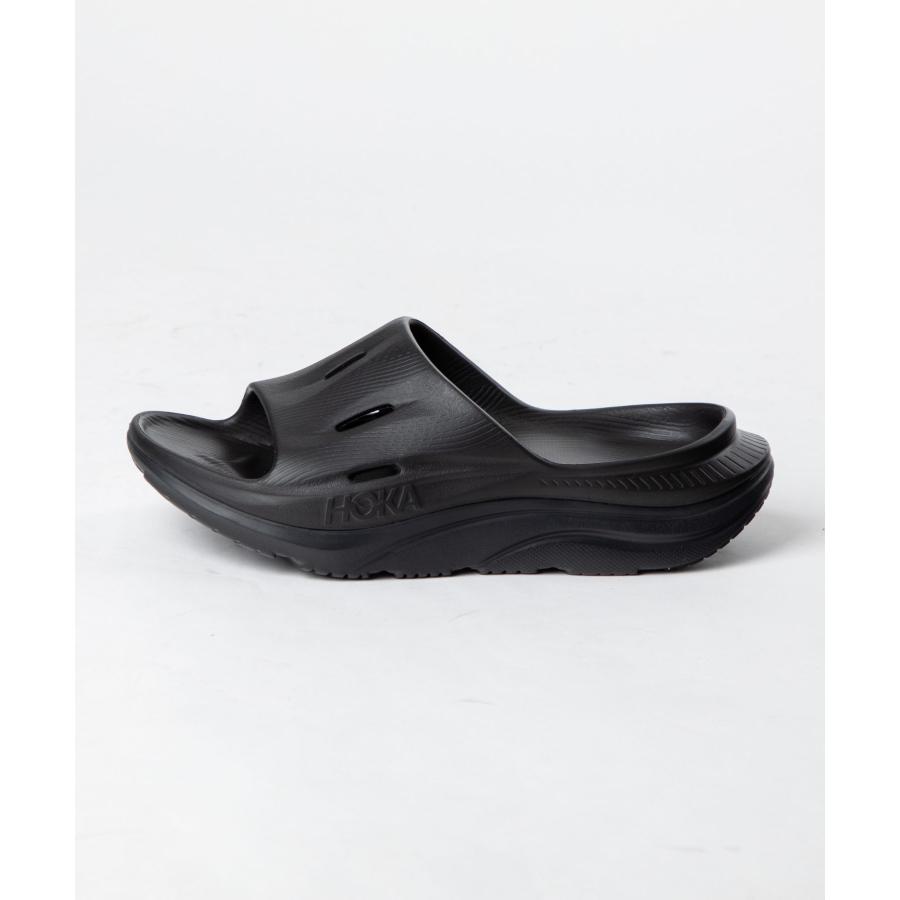 HOKA U ORA RECOVERY SLIDE 3 サイズ8 黒　26㎝ HOKA U ORA RECOVERY SLIDE 3 (UNISEX) BLACK / BLACK – Runtrip