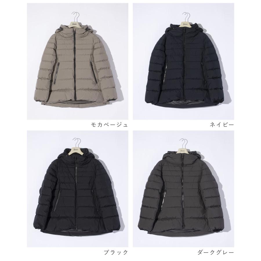 ジャケット・アウター HERNO 42 s-m レディース イコニコ アミンタ ジャケット ブラック | Herno