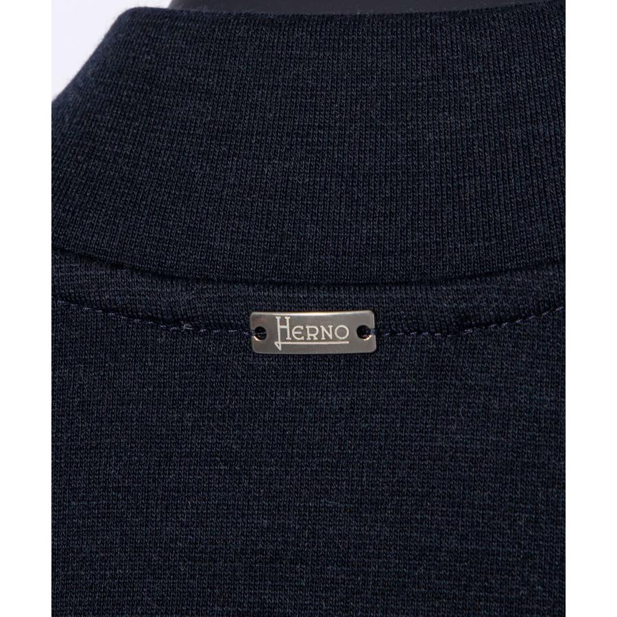 ヘルノ HERNO JP00010UR 56010 ジャケット メンズ アウター パデッドジャケット ボンバージャケット 無地 ダークネイビー 44 46 48 50 爆買の画像