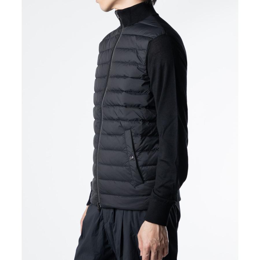 ヘルノ HERNO MP000120U 70025 ジャケット WOOL SILK ECOAGE メンズ アウター ロングスリーブ ハイネック ジップアップ ウール シルク 爆買の画像