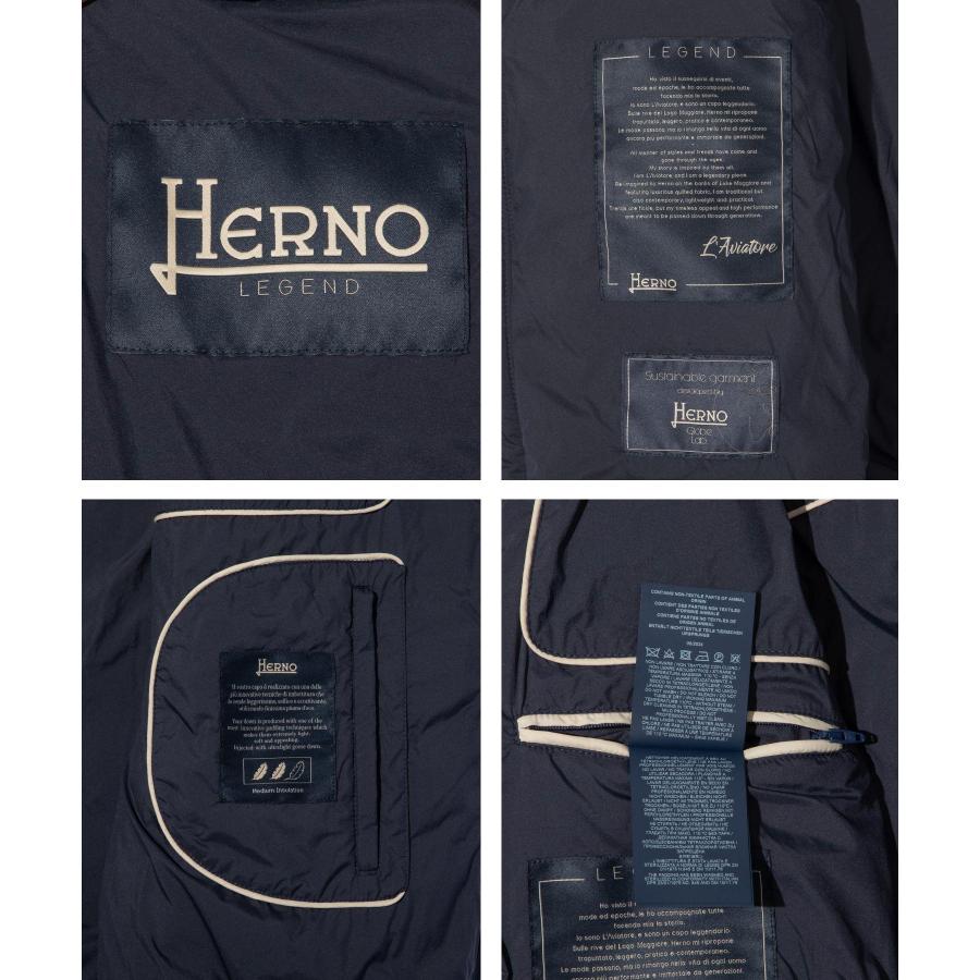 ヘルノ HERNO PI010ULE 12456Z ジャケット メンズ アウター ダウンジャケット  ボンバージャケット 爆買の画像