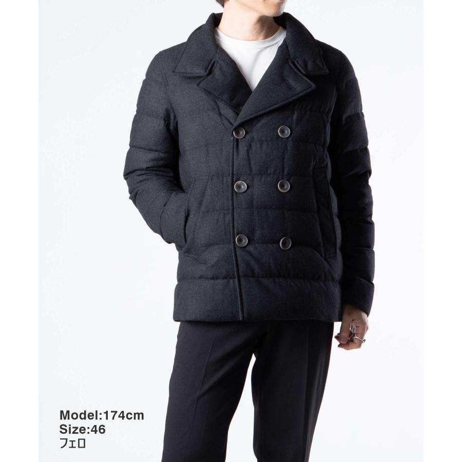 ヘルノ HERNO DOWN JACKET  PI001166U 38117R ダウンコート メンズ アウター ネイビーブルー フェロ 44 46 48 爆買の画像