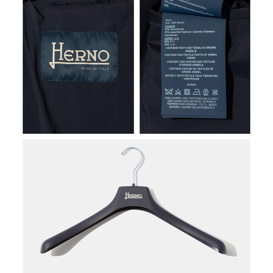 ヘルノ HERNO DOWN JACKET  PI001184U 12642S ダウンベスト メンズ トップス ネイビー ブラック 44 46 48 50 爆買の画像
