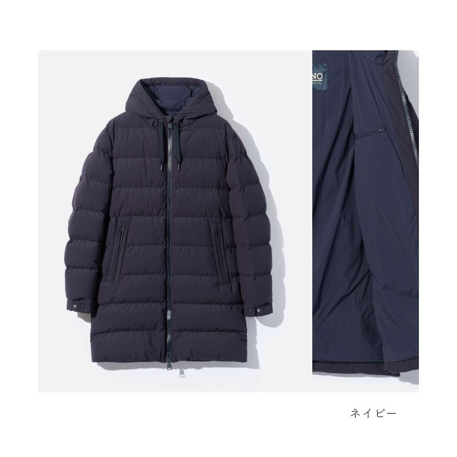 ヘルノ HERNO DOWN JACKET  PI001184U 12642S ダウンベスト メンズ トップス ネイビー ブラック 44 46 48 50 爆買の画像