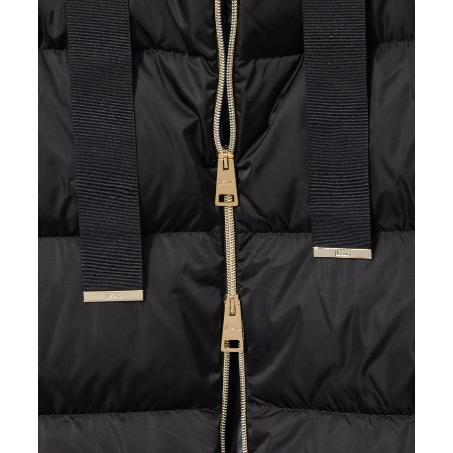 ヘルノ HERNO A-Shape エーシェイプ JACKET IN SATIN サテンAラインコート PI1304D 12170Z ダウンジャケット Aライン レディース アウター 爆買の画像