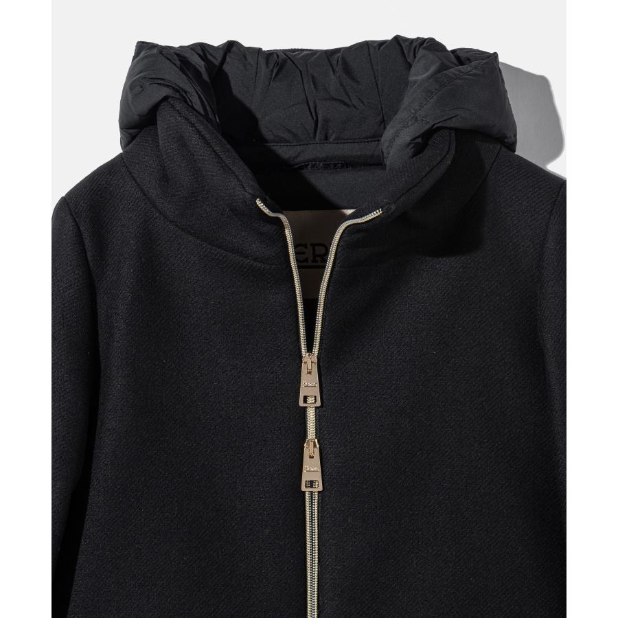HERNO（ヘルノ） HERNO Capes ケープ ECOWOOL AND ECOAGE LONG JACKET