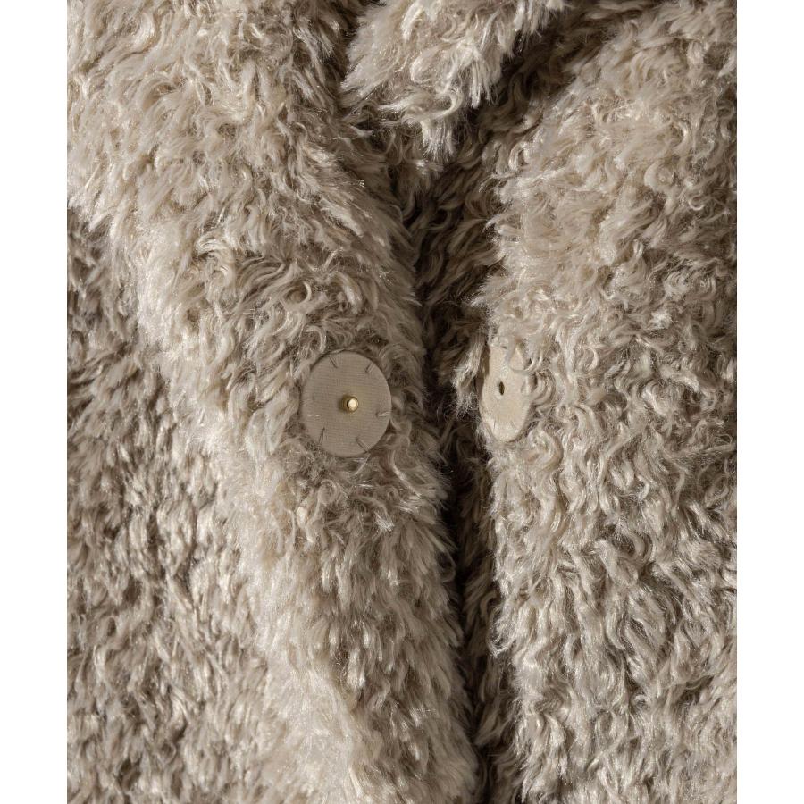 ヘルノ HERNO CURLY ALTERNATIVE FUR COAT カーリーオルタナティブファー コート GC000503D 12421 エコファー ボア ロング レディース アウター 爆買 | HERNO | 12