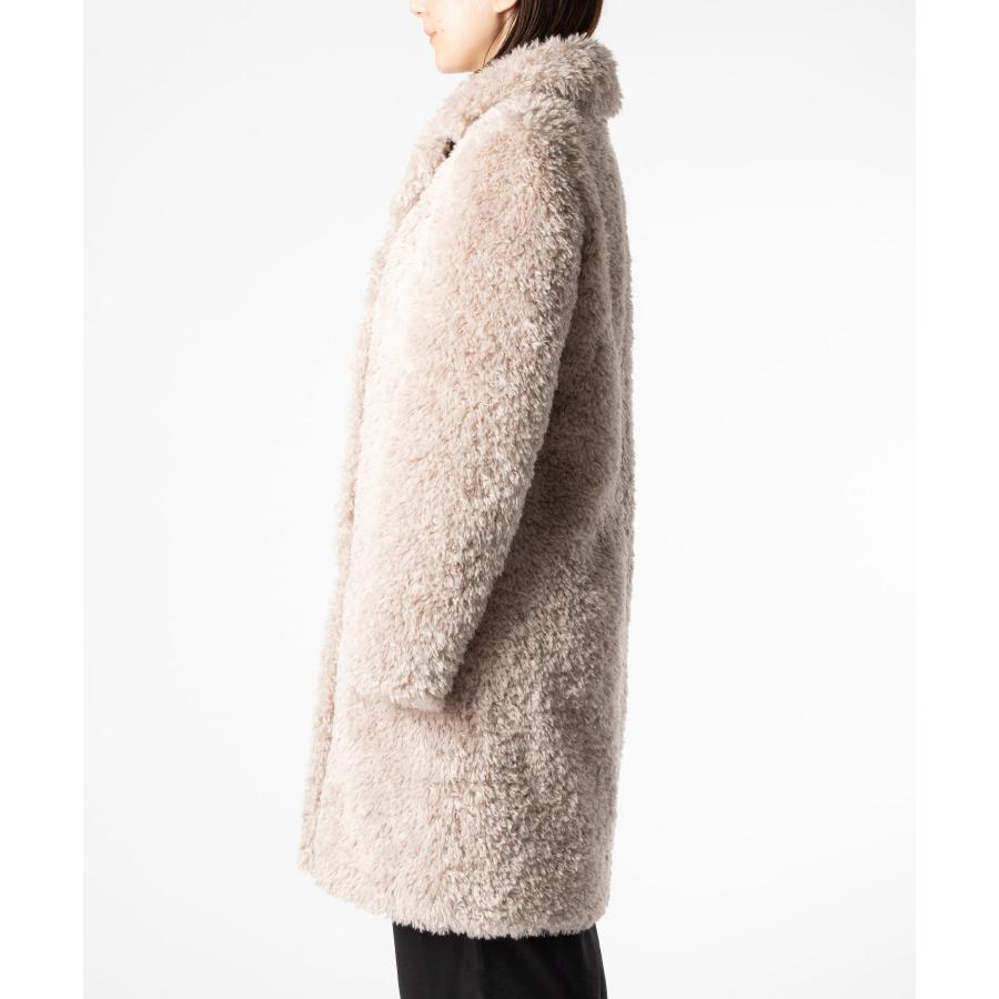 ヘルノ HERNO CURLY ALTERNATIVE FUR COAT カーリーオルタナティブファー コート GC000503D 12421 エコファー ボア ロング レディース アウター 爆買 | HERNO | 04