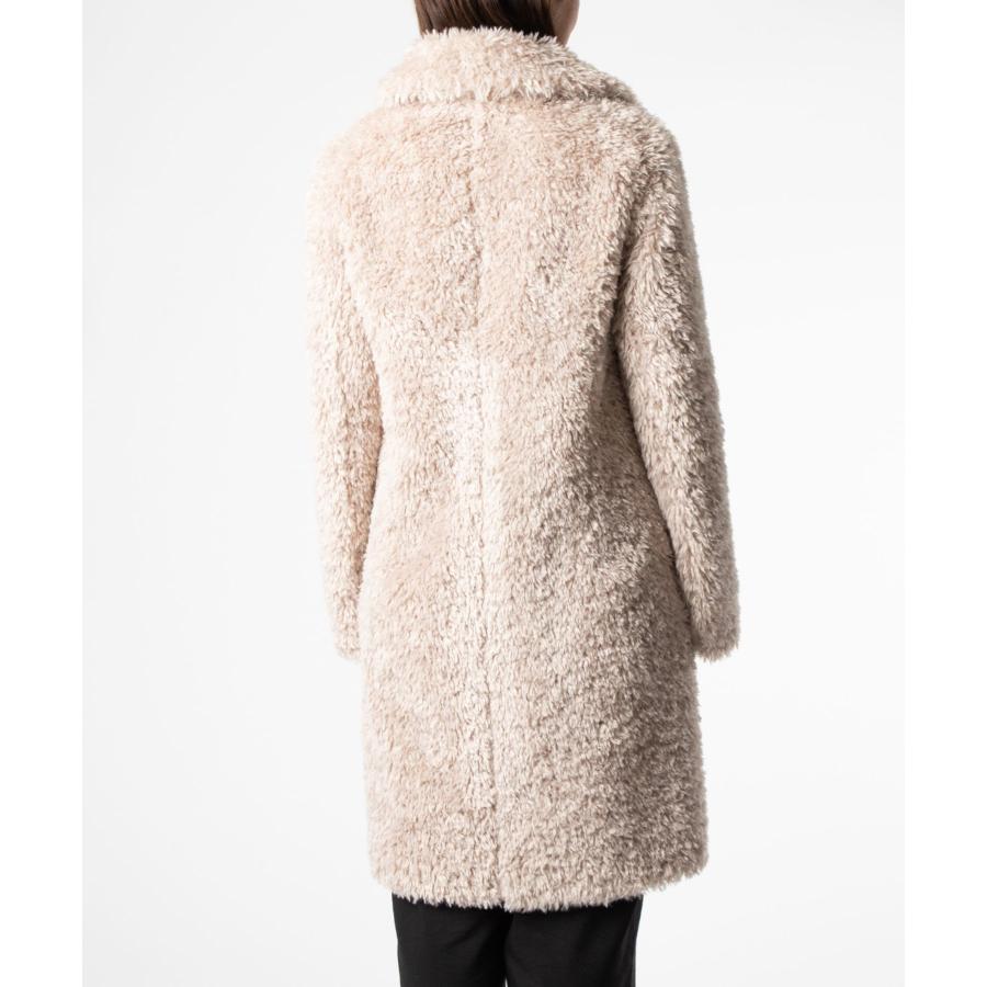 ヘルノ HERNO CURLY ALTERNATIVE FUR COAT カーリーオルタナティブファー コート GC000503D 12421 エコファー ボア ロング レディース アウター 爆買 | HERNO | 05