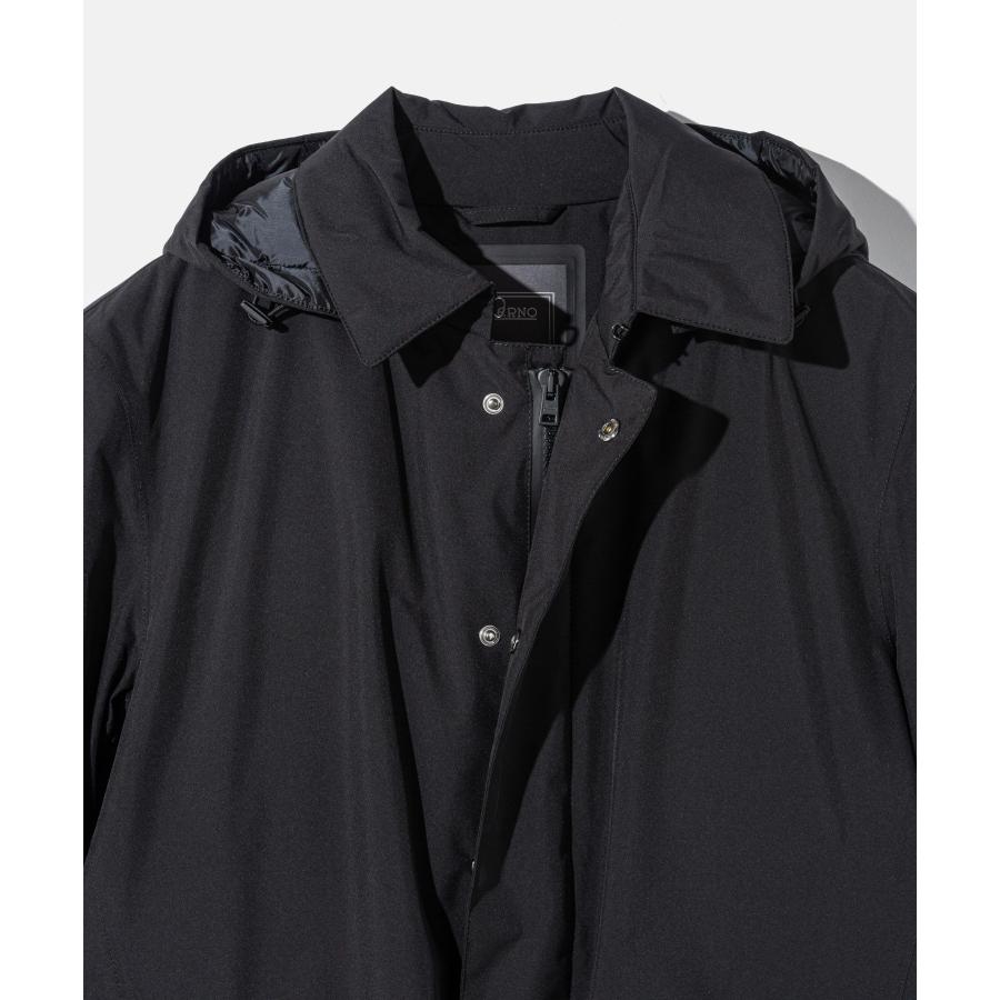 ヘルノ HERNO LONG PARKA IN 2-LAYER WINDSTOPPER 2レイヤーウィンドストッパーロングパーカー PI001242U 12840 ダウンジャケット メンズ アウター 爆買の画像