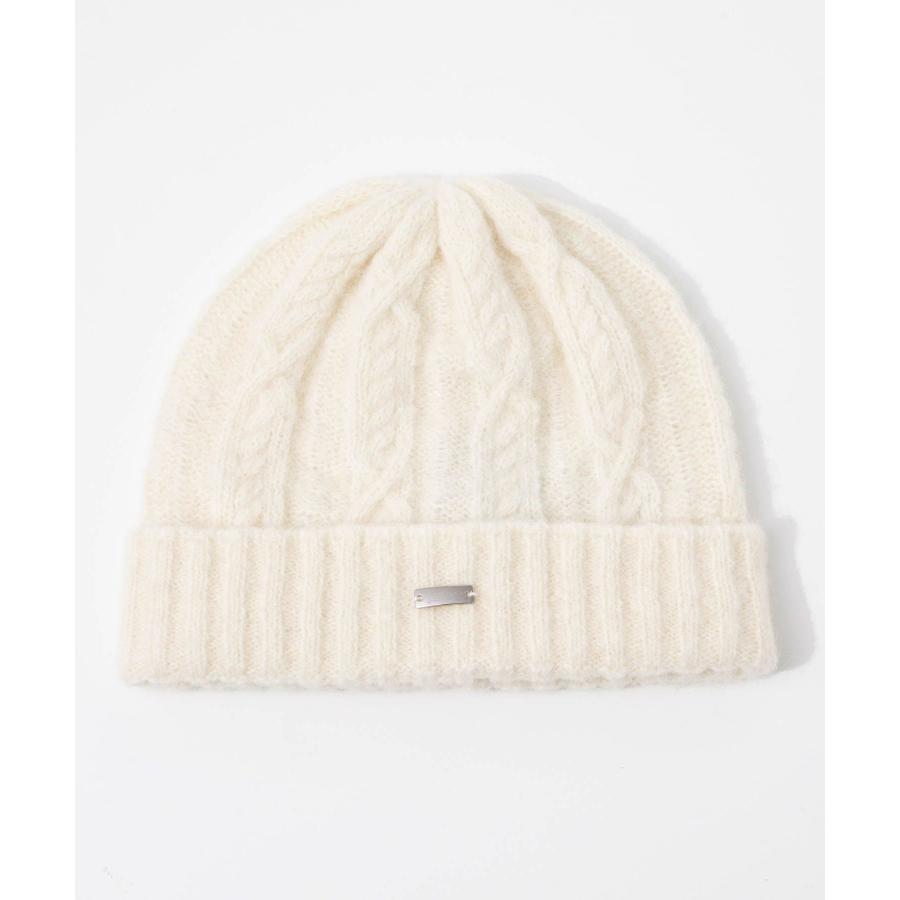 HERNO（ヘルノ） HERNO RESORT リゾート BEANIE IN CABLE KNIT ALPACA