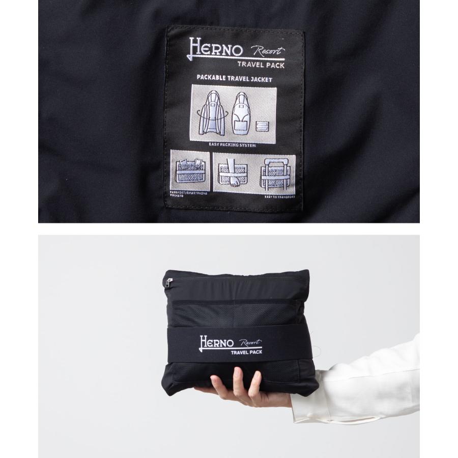 HERNO（ヘルノ） HERNO RESORT リゾート PARKA IN TRAVEL NYLON