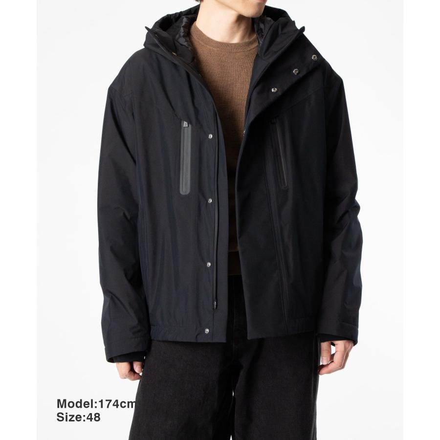 HERNO ヘルノドライバーズジャケット ジップアップジャケット 異素材 46 HERNO ヘルノドライバーズジャケット ジップアップジャケット 異素材 46