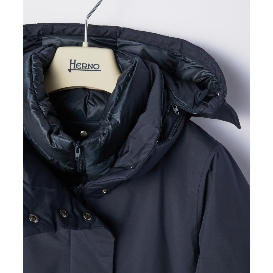 ヘルノ HERNO PI081DL 11121 ダウンジャケット レディース ダウンコート ゴアテックス Laminar GORE-TEX ブラック ネイビー グレーベージュ 38 40 42 44｜u-stream｜06