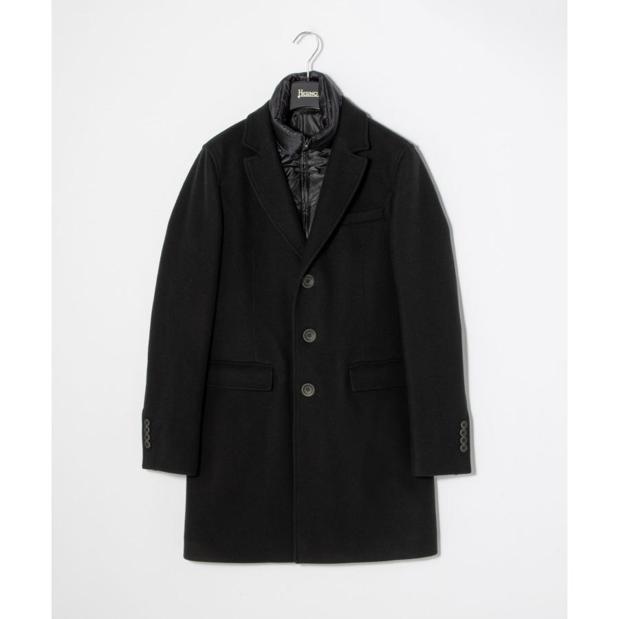 【極美品】HERNO ヘルノ メンズ チェスターコート 50 LL ガンクラブ 極美品】HERNO ヘルノ メンズ チェスターコート 50 LL ガン