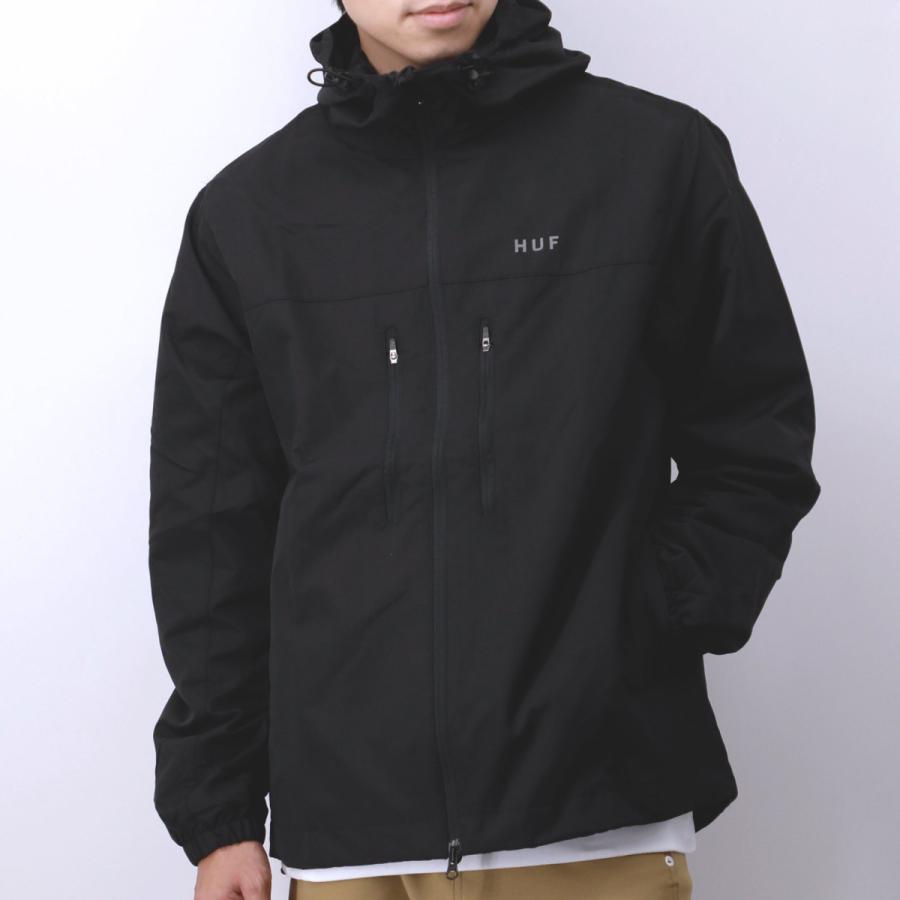 ハフ HUF ジャケット メンズ アウター シェルジャケット ロゴ STANDARD SHELL 3 JACKET カジュアル シンプル アウトドア フード マウンテンパーカー JK00281｜u-stream｜09