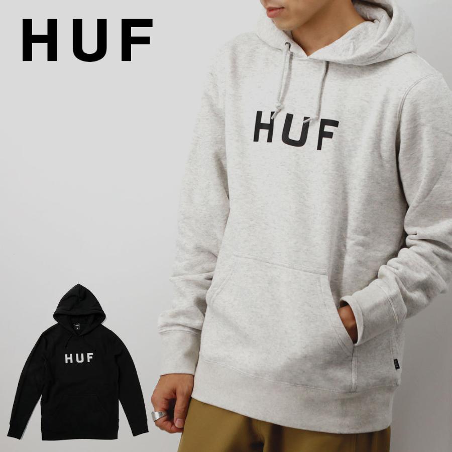 HUF アイボリー フード付きパーカー M HUF（ハフ） パーカー HUF ESSENTIALS メンズ トップス 長袖 フード