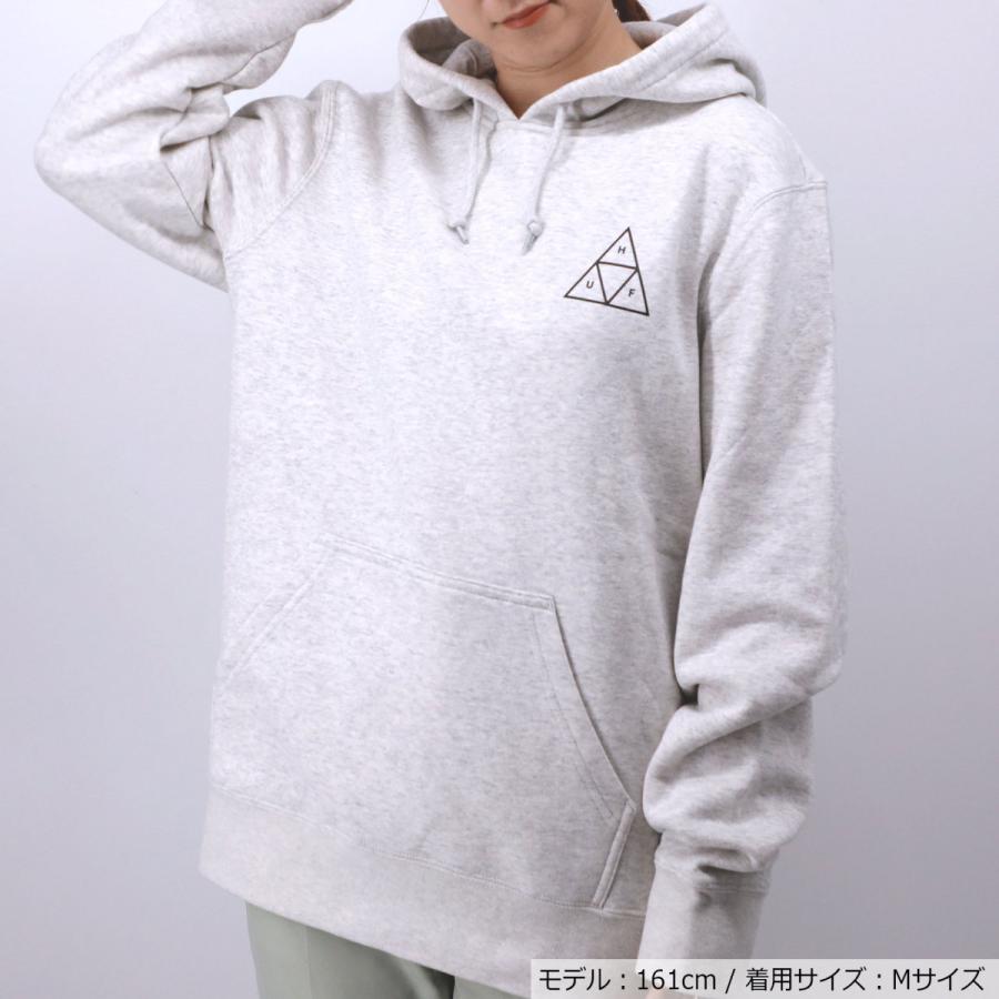 ハフ HUF パーカー HUF ESSENTIALS メンズ トップス 長袖 フード ESSENTIALS TT P/O HOODIE ロゴ プルオーバーフーディ 裏起毛 シンプル トライアングル PF00100｜u-stream｜13