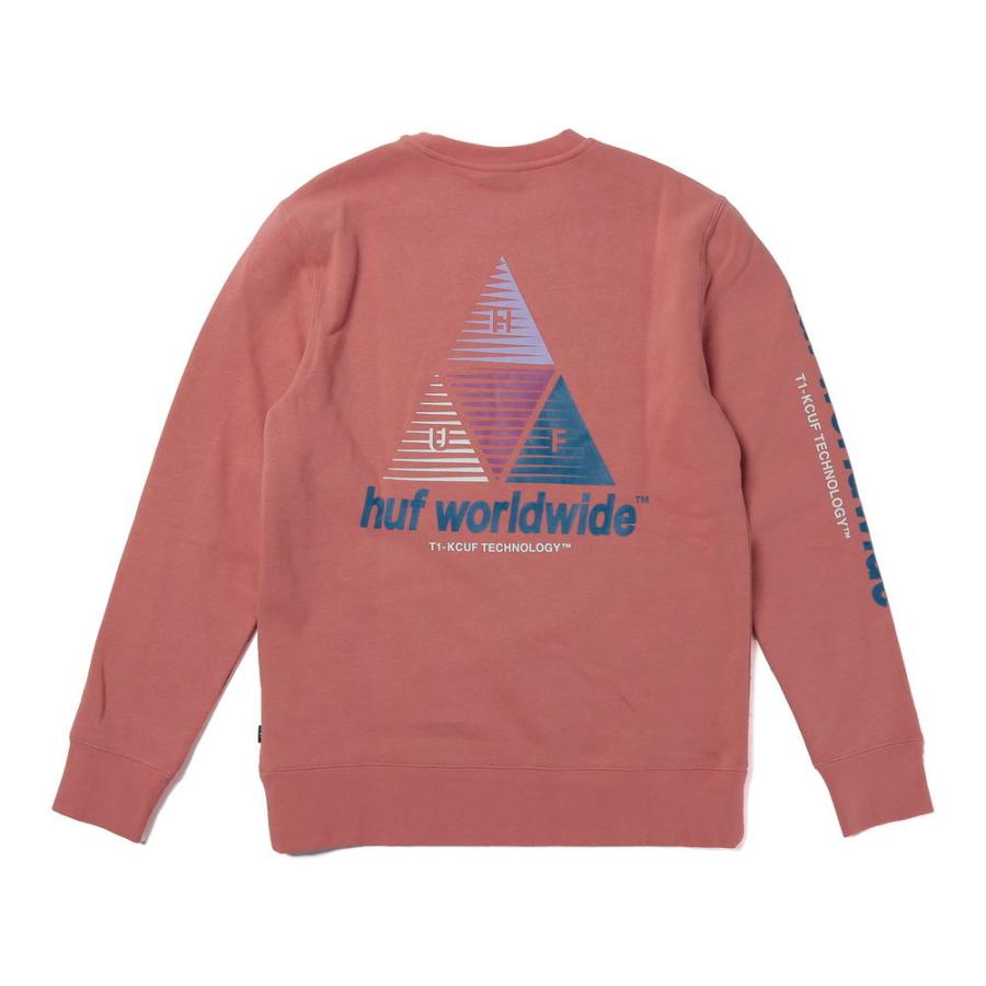 HUF ハフ トレーナー メンズ トップス 長袖 ロングTシャツ 黒