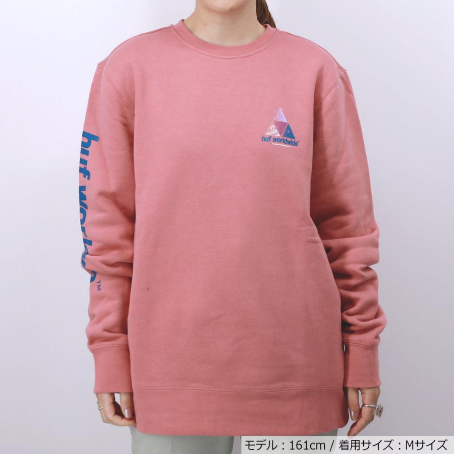 HUF（ハフ） トレーナー メンズ トップス 長袖 ロングTシャツ 黒 