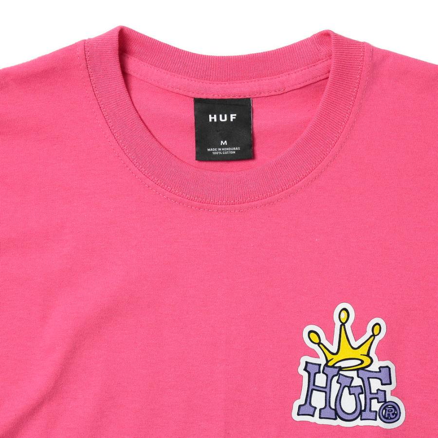ハフ HUF Tシャツ メンズ トップス 半袖 カットソー クラウン ロゴ カジュアル HUF CROWN LOGO S/S TEE シンプル コットン 綿 ワンポイント TS01414｜u-stream｜16