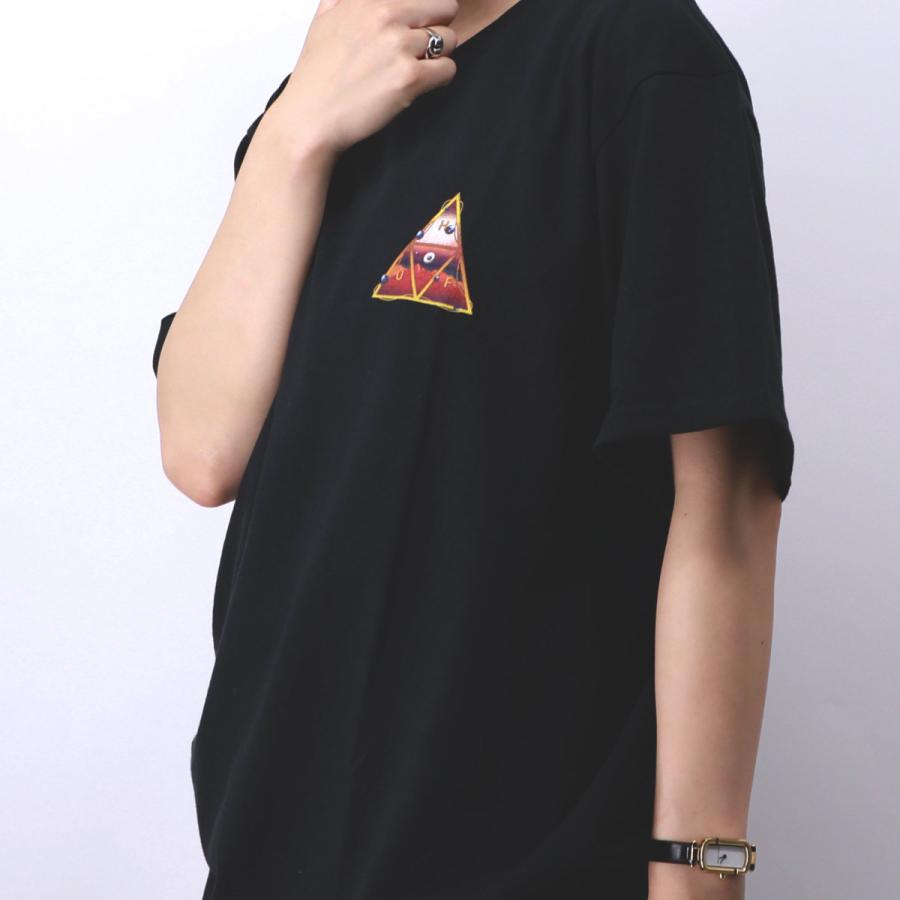 ハフ HUF Tシャツ メンズ トップス 半袖 カットソー ロゴ 黒 白 ワンポイント カジュアル シンプル 春夏 コットン 綿 ブラック ホワイト S M L XL TS01420｜u-stream｜07