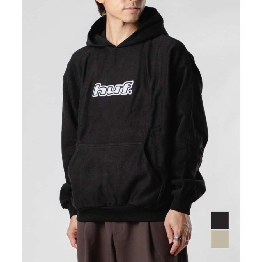 HUF ハフ パーカー スウェット 花柄 トライアングル プルオーバー サイズL HUF（ハフ） HUF FL00229 パーカー LOGO APPLIQUE HOODED FLEECE