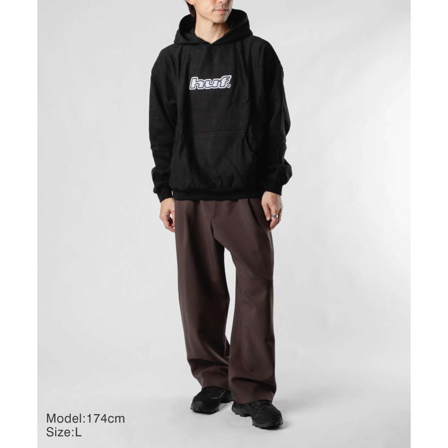 HUF（ハフ） HUF FL00229 パーカー LOGO APPLIQUE HOODED FLEECE