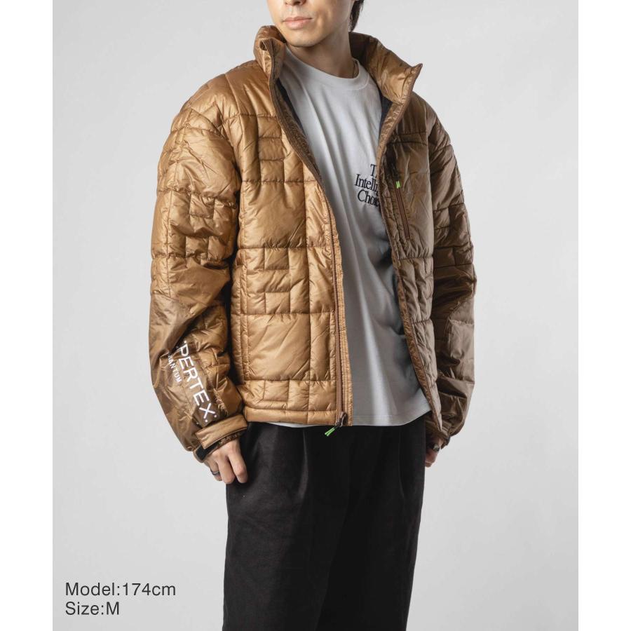 HUF / 24AW/PERTEX PUFFER JACKET/ダウンジャケット/M/ナイロン/ブラウン/JK00442 HUF（ハフ） HUF JK00442 ジャケット PERTEX PUFFER JACKET メンズ