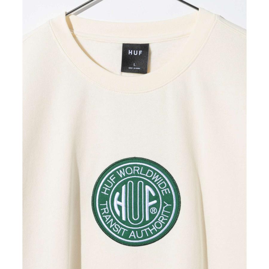 HUF（ハフ） HUF TRANSIT AUTHORITY CREWNECK トランジット
