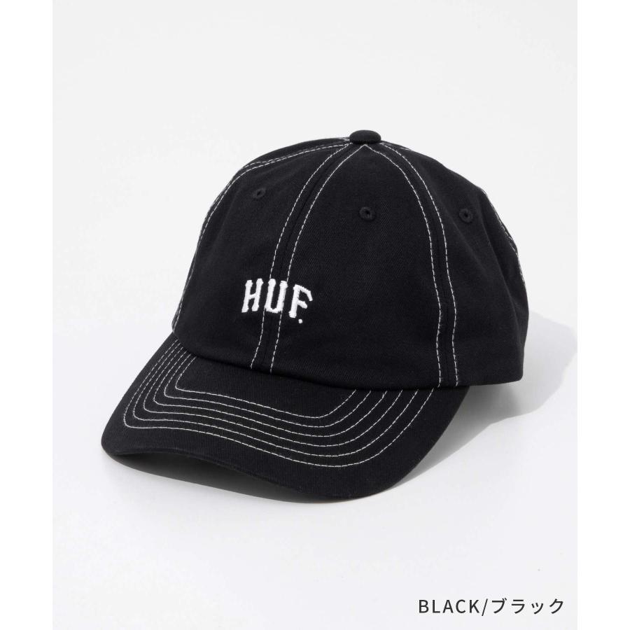 BUDDIX Arch Logo 6P Cap キャップ 帽子 HUF（ハフ） HUF ARCH LOGO 6 PANEL CV HAT アーチ ロゴ シックス