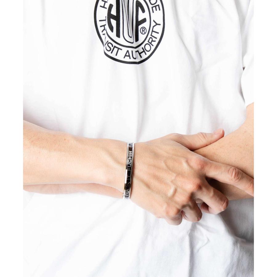 ハフ HUF MONO BRACELET モノ ブレスレット AC01116 ブレスレット ユニセックス アクセサリー シルバー 爆買_8