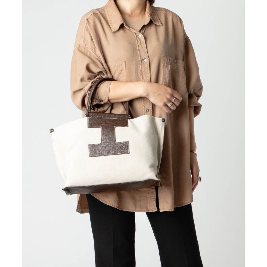 イアクッチ IACUCCI SORBETTO M ソルベット 4890 CANVAS/CERVO ショルダーバッグ トートバッグ ハンドバッグ レディース バッグ 爆買の画像