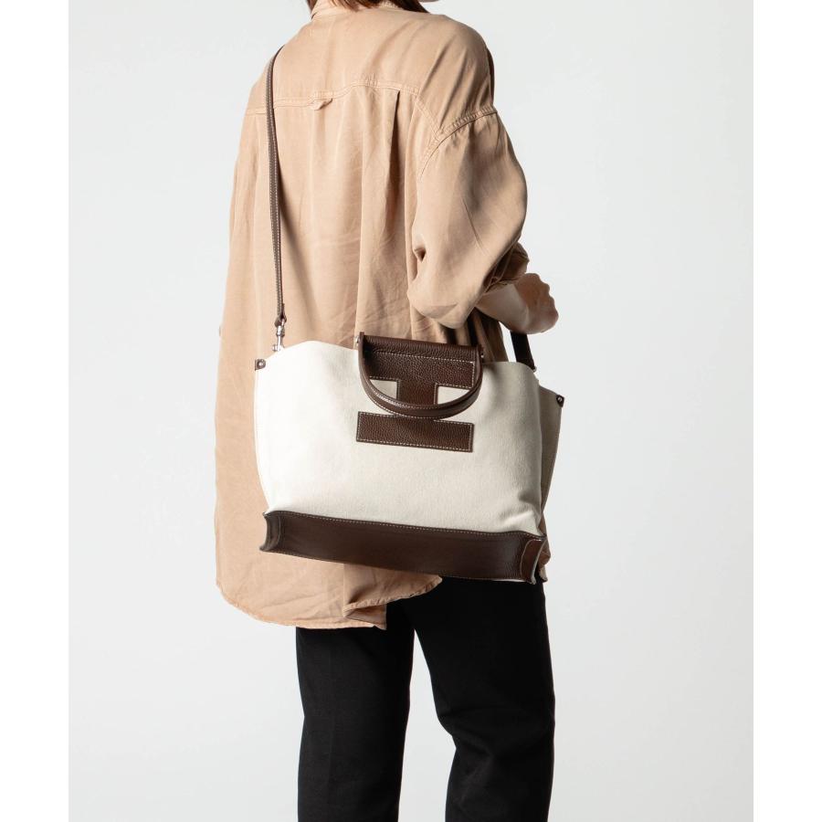 イアクッチ IACUCCI SORBETTO M ソルベット 4890 CANVAS/CERVO ショルダーバッグ トートバッグ ハンドバッグ レディース バッグ 爆買の画像
