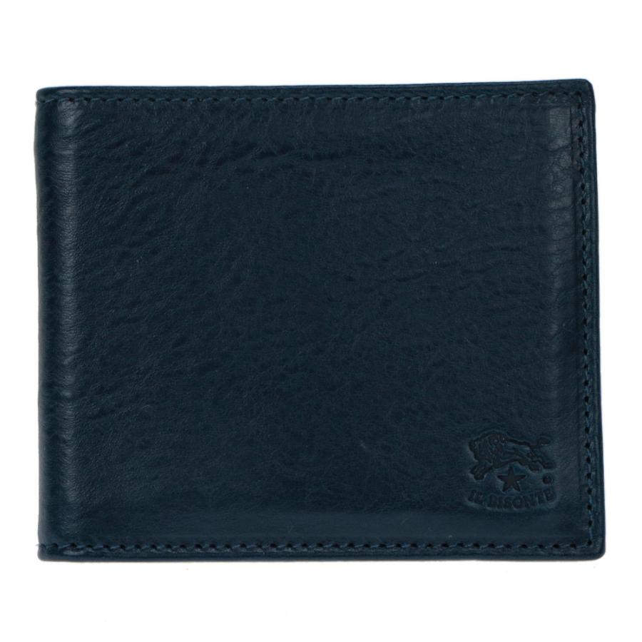 IL BISONTE イル ビゾンテ C0817 二つ折り財布 メンズ 財布 ミニ